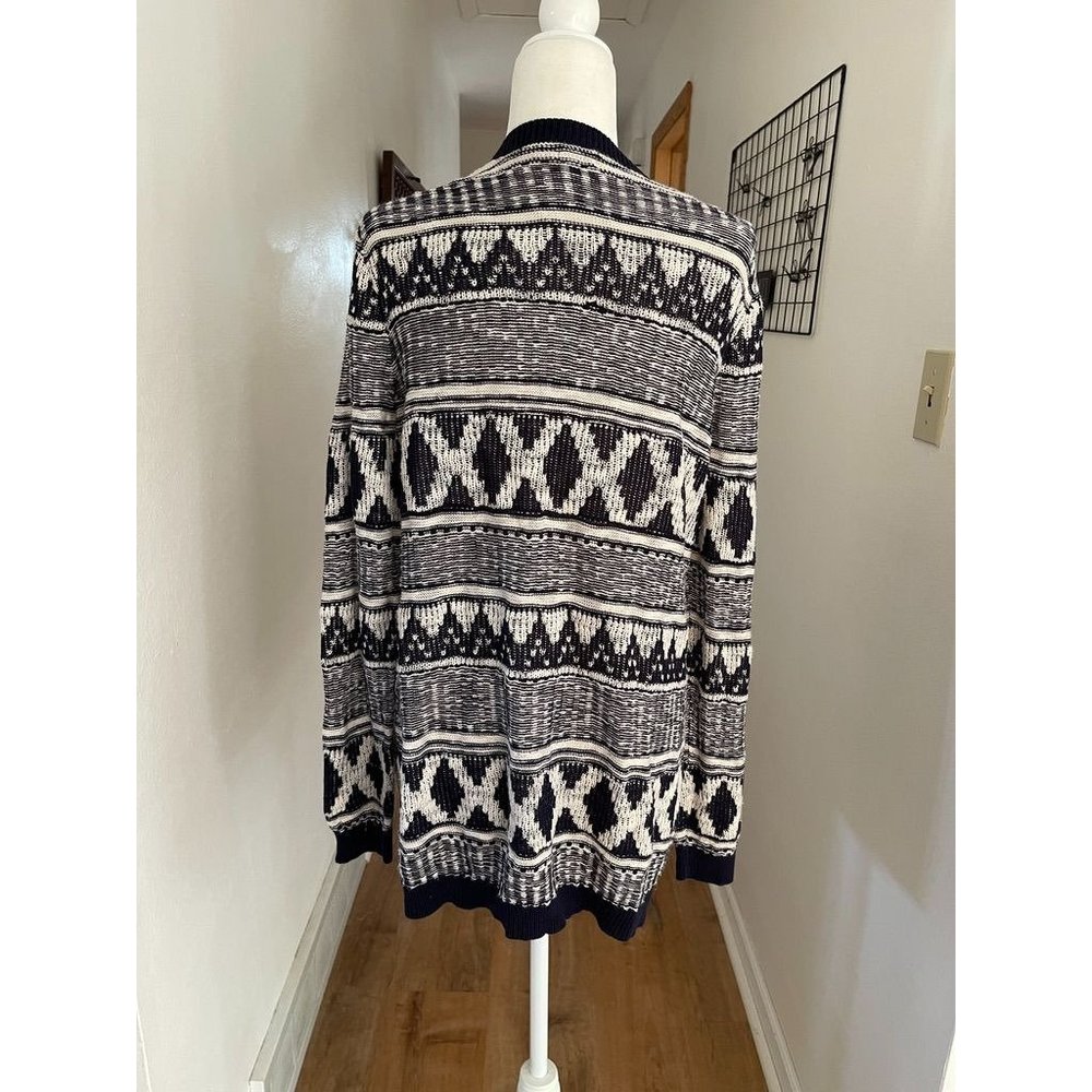EUC Vintage Mossimo Fair Isle Cardigan Sweater (2000s) - Picture 2 of 4